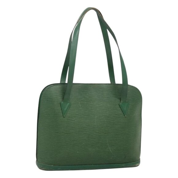 LOUIS VUITTON Epi Lussac Shoulder Bag Green M52284 LV Auth 128573 - Picture 1 of 16